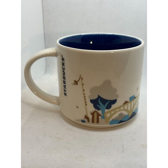 Starbucks Twin Cities Mug 2016 You Are Here Collection 14oz Graphic Design Ceram - Picture 7 of 7